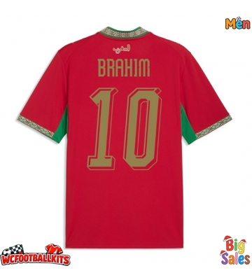 Morocco Brahim Diaz #10 Replica Home Stadium Shirt World Cup 2026 Short Sleeve